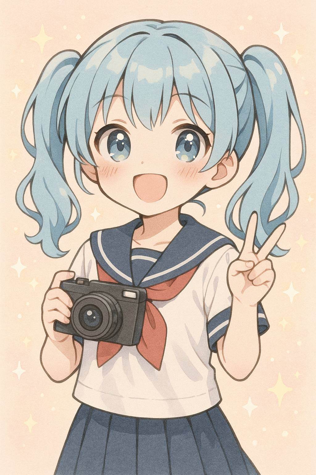 91动漫美图-水手服少女