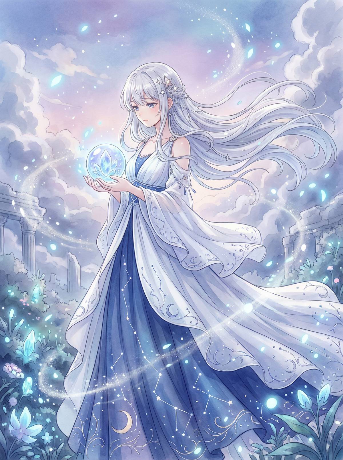 91动漫美图-星辰少女